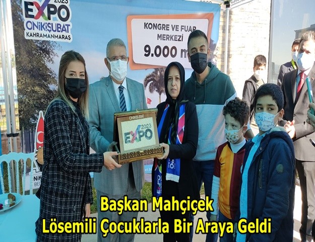 Başkan Mahçiçek Lösemili Çocuklarla Bir Araya Geldi