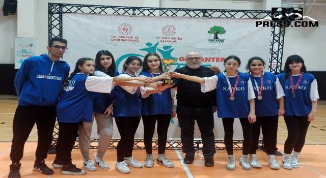SANKO Okulları Basketbol Takımı İl İkincisi Oldu